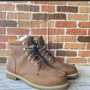 men's timberland redwood falls waterproof moc toe boots